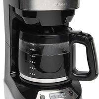 Hamilton Beach - 14 Cups Black Programmable Coffee Maker - 46295C