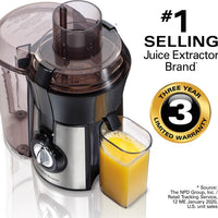Hamilton Beach - 14.4" Black Plastic Easy Clean Juice Extractor - 67735FG