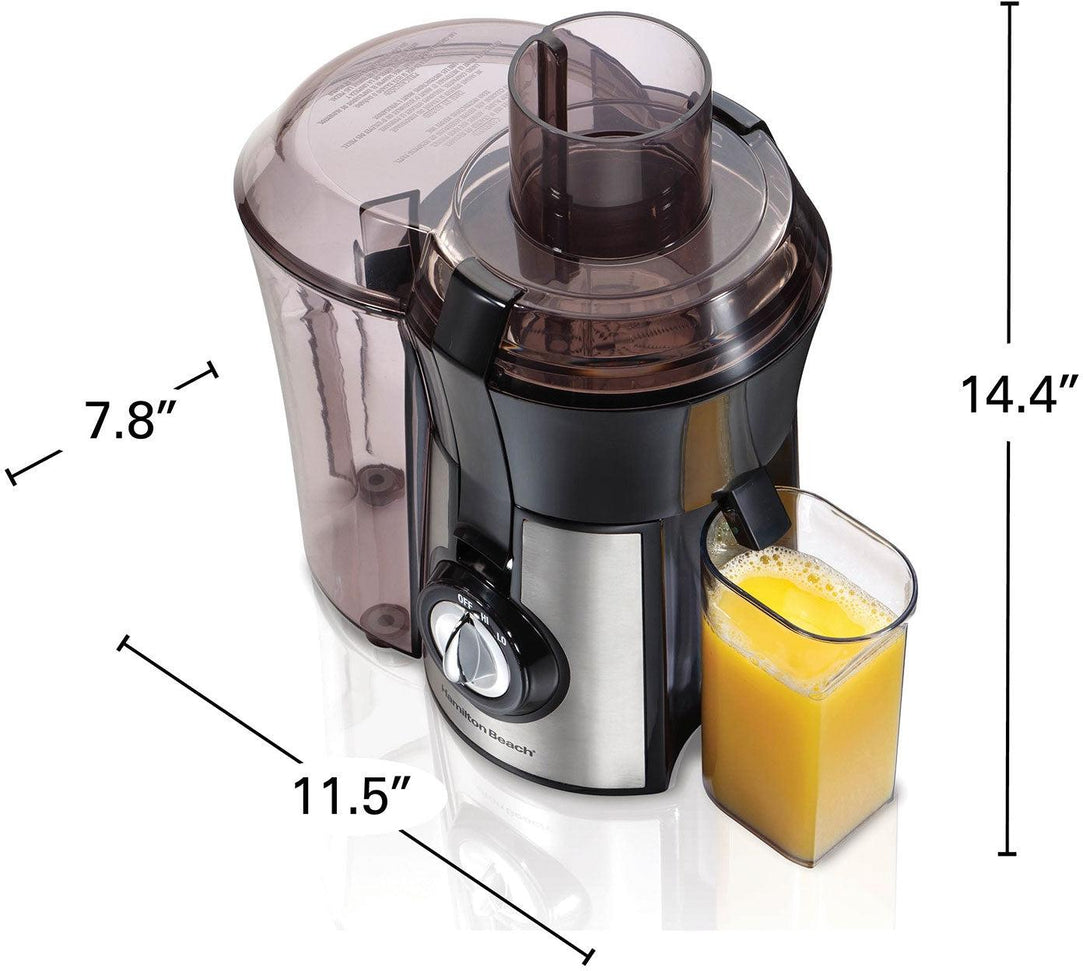 Hamilton Beach - 14.4" Black Plastic Easy Clean Juice Extractor - 67735FG