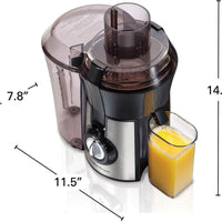 Hamilton Beach - 14.4" Black Plastic Easy Clean Juice Extractor - 67735FG