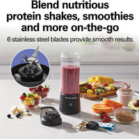 Hamilton Beach - 16 Oz Black Cordless Portable Personal Blender for Shakes and Smoothies - 51180