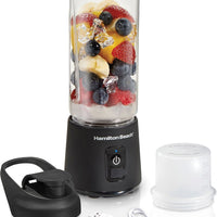 Hamilton Beach - 16 Oz Black Cordless Portable Personal Blender for Shakes and Smoothies - 51180