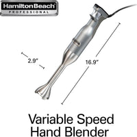 Hamilton Beach - 16.9" Professional Variable Speed Hand Blender - 59750