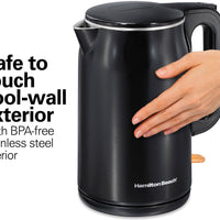 Hamilton Beach - 1.6 L Cool Touch Kettle - 41032C