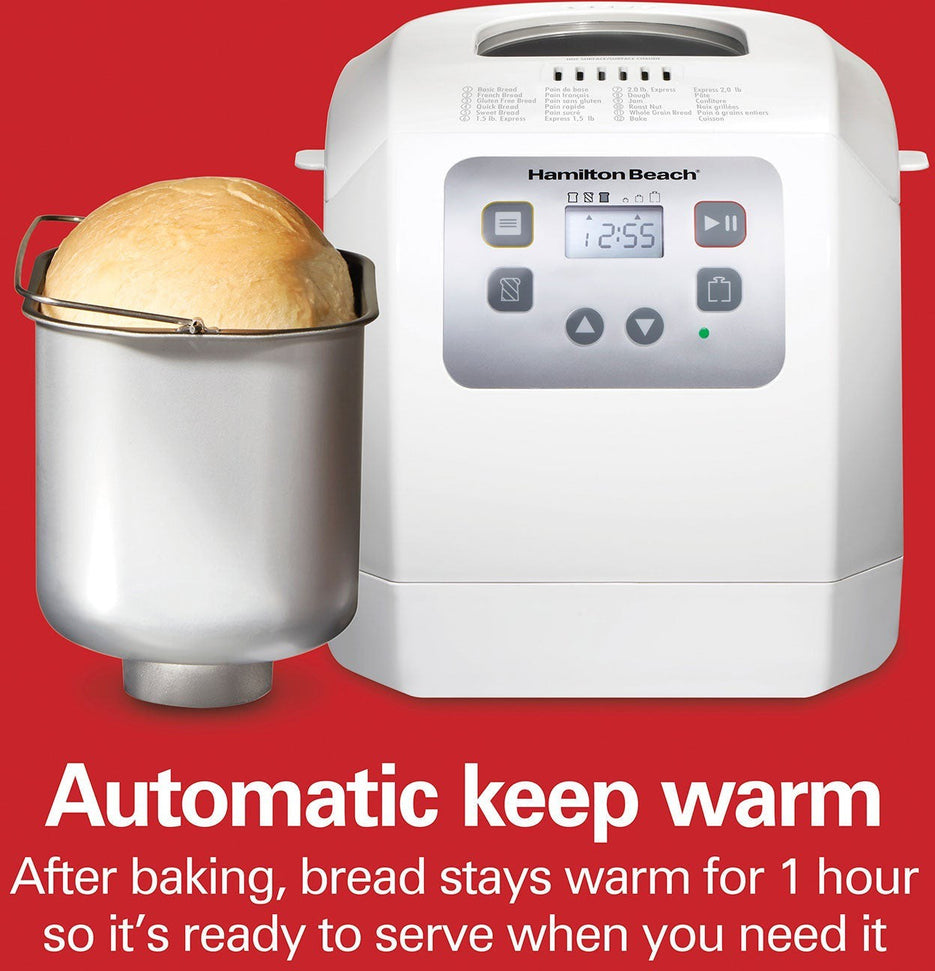 Hamilton Beach - 2 Lb Bread Maker White - 29981