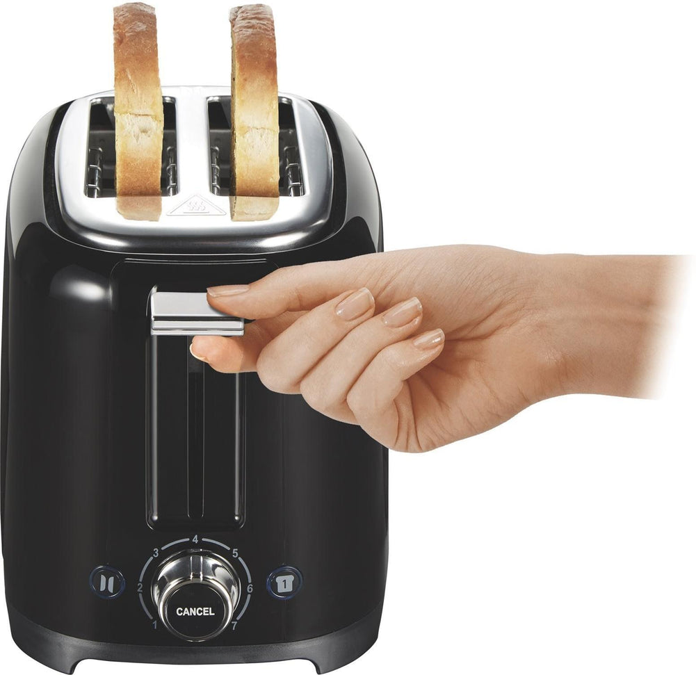 Hamilton Beach - 2 Slice Black Toaster With Sure-Toast® Technology - 22229C
