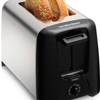 Hamilton Beach - 2 Slice Metal Toaster Black - 22614V