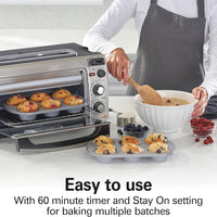 Hamilton Beach - 2-in-1 Stainless Steel Countertop Oven and Toaster - 31156