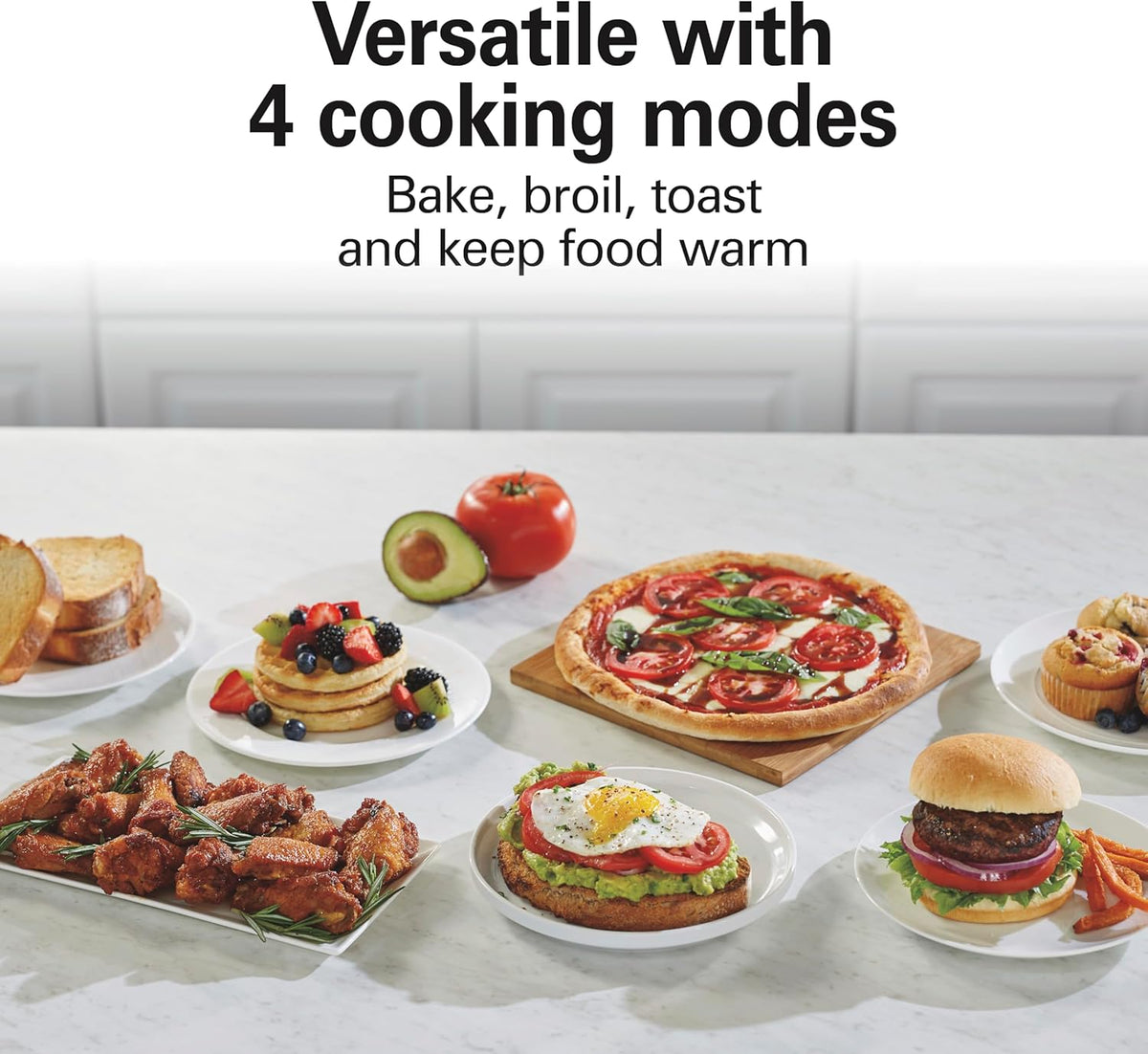 Hamilton Beach - 2-in-1 Stainless Steel Countertop Oven and Toaster - 31156