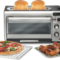 Hamilton Beach - 2-in-1 Stainless Steel Countertop Oven and Toaster - 31156