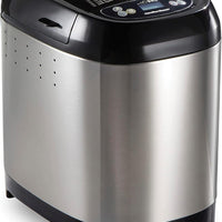 Hamilton Beach - 2 lb Black/Silver Digital Electric Bread Maker Machine Artisan and Gluten-Free - 29985