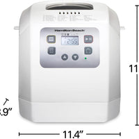 Hamilton Beach - 2 lb White Bread Maker with 12-Program Cycles - 29981G
