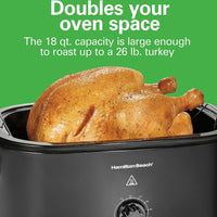 Hamilton Beach - 20 QT Electric Roaster Oven Black - 32210G