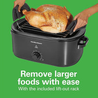Hamilton Beach - 20 QT Electric Roaster Oven Black - 32210G