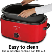 Hamilton Beach - 20 QT Electric Roaster Oven Red - 32235G