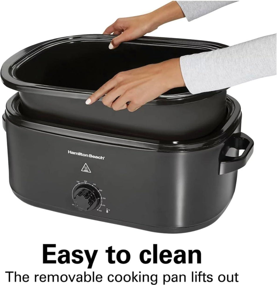 Hamilton Beach - 20 Quart Capacity Black Electric Roaster Oven - 32210