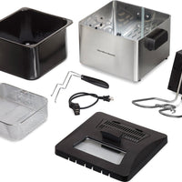 Hamilton Beach - 21 Cup Oil Capacity Professional Style Deep Fryer with Timer - 35043C