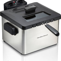 Hamilton Beach - 21 Cup Oil Capacity Professional Style Deep Fryer with Timer - 35043C