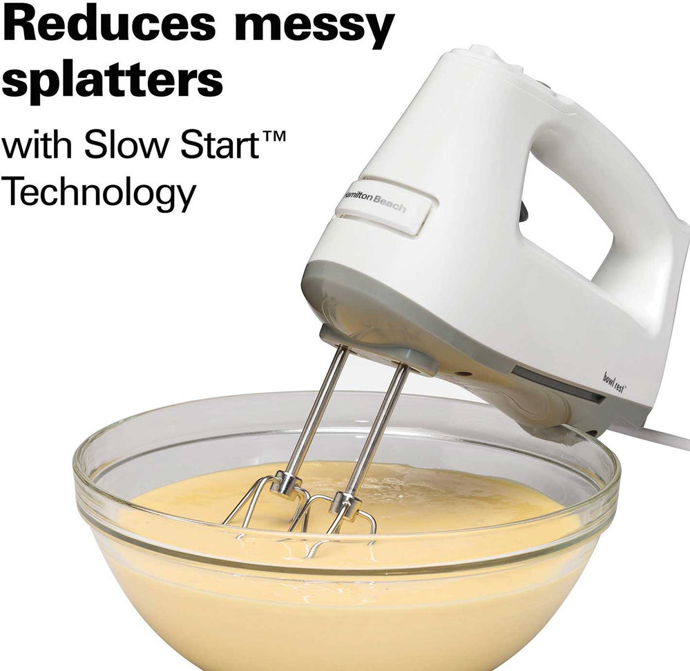Hamilton Beach - 3 Speed Hand Mixer White - 62661