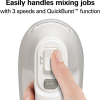 Hamilton Beach - 3 Speed Hand Mixer White - 62661