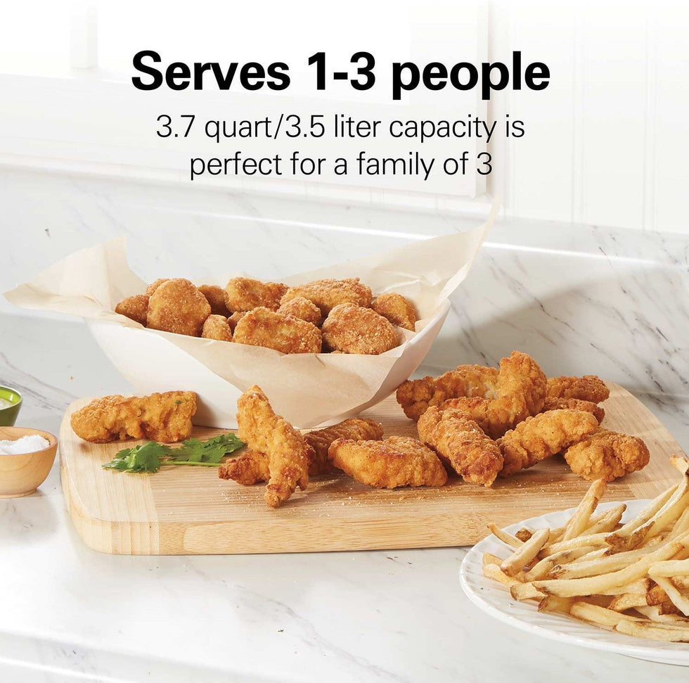 Hamilton Beach - 3.7 QT Digital Air Fryer Gray - 35051C