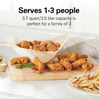 Hamilton Beach - 3.7 QT Digital Air Fryer Gray - 35051C