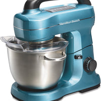 Hamilton Beach - 4 QT Blue 7 Speed Stand Mixer - 63393G