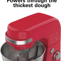 Hamilton Beach - 4 QT Red 7 Speed Stand Mixer - 63389G