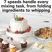 Hamilton Beach - 4 QT Red 7 Speed Stand Mixer - 63389G