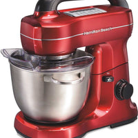 Hamilton Beach - 4 QT Red 7 Speed Stand Mixer - 63395G