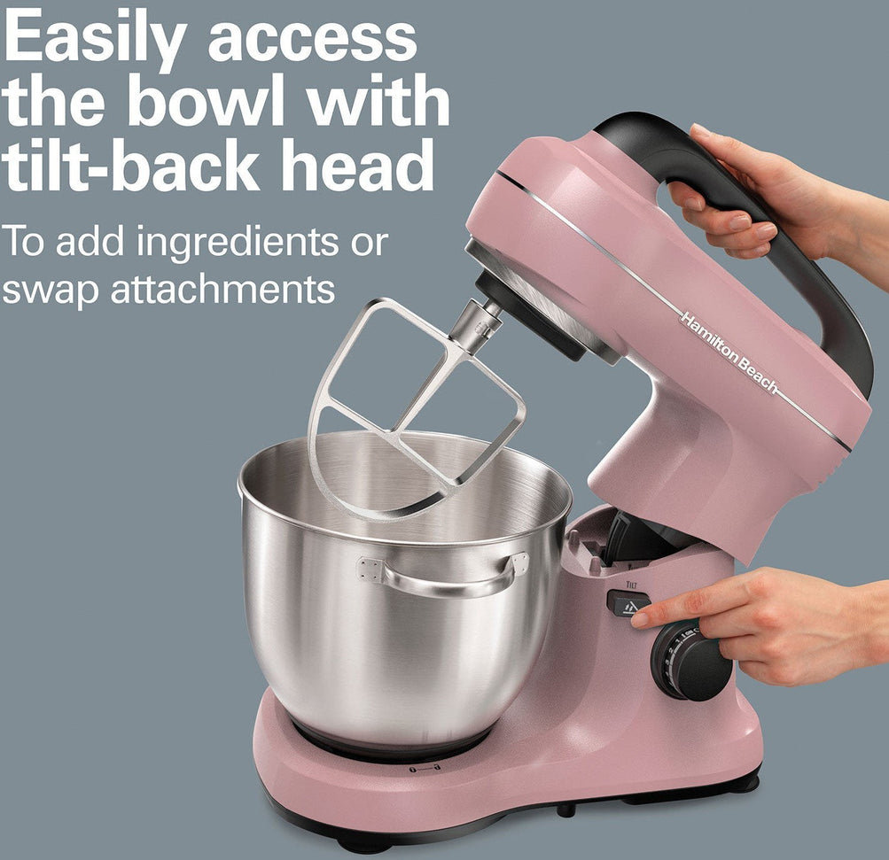 Hamilton Beach - 4 QT Rose 7 Speed Stand Mixer - 63396