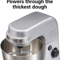 Hamilton Beach - 4 QT Silver 7 Speed Stand Mixer - 63385