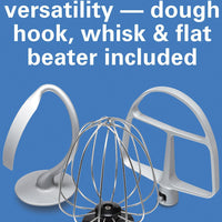 Hamilton Beach - 4 QT Silver 7 Speed Stand Mixer - 63385