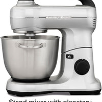 Hamilton Beach - 4 QT Silver 7 Speed Stand Mixer - 63392G