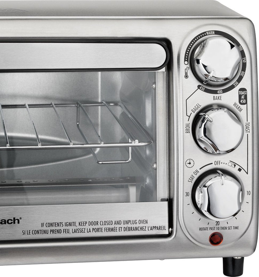 Hamilton Beach - 4 Slice Stainless Steel Toaster Oven - 31143