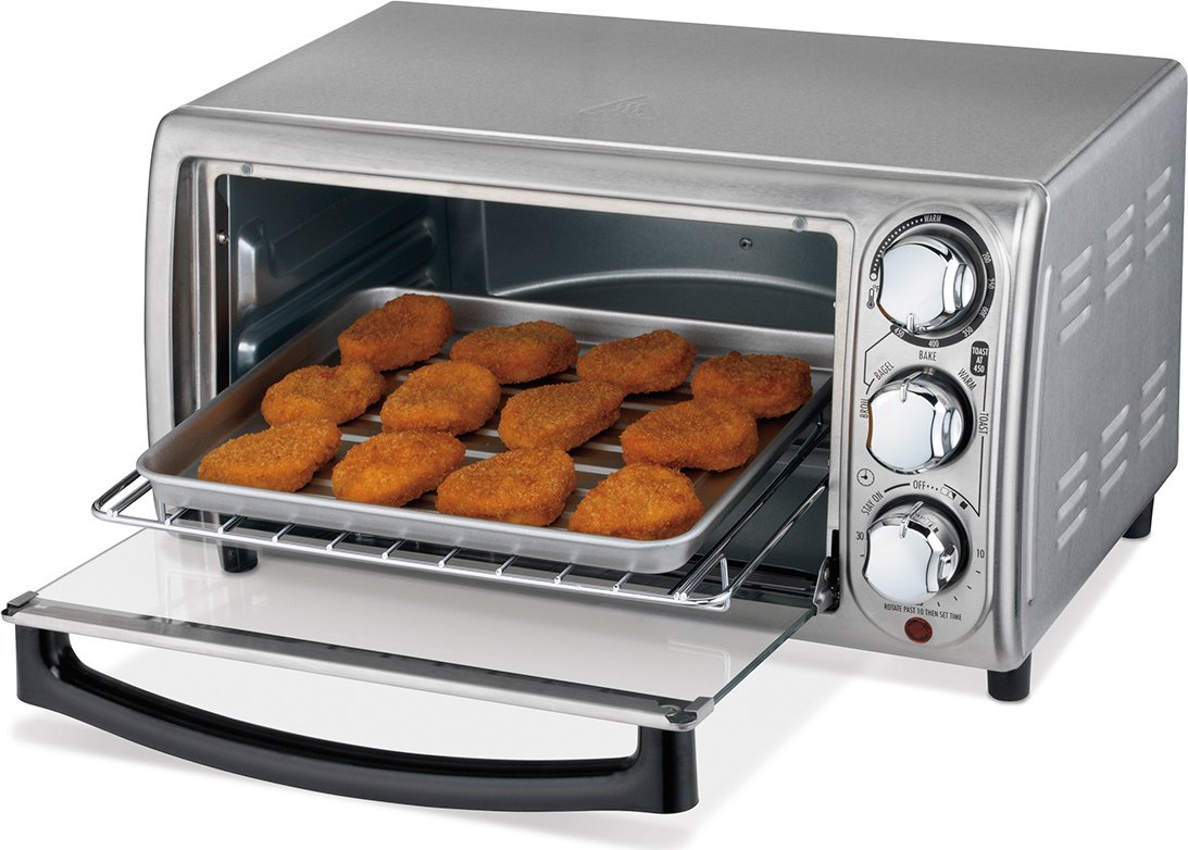 Hamilton Beach - 4 Slice Stainless Steel Toaster Oven - 31143