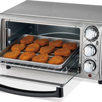 Hamilton Beach - 4 Slice Stainless Steel Toaster Oven - 31143