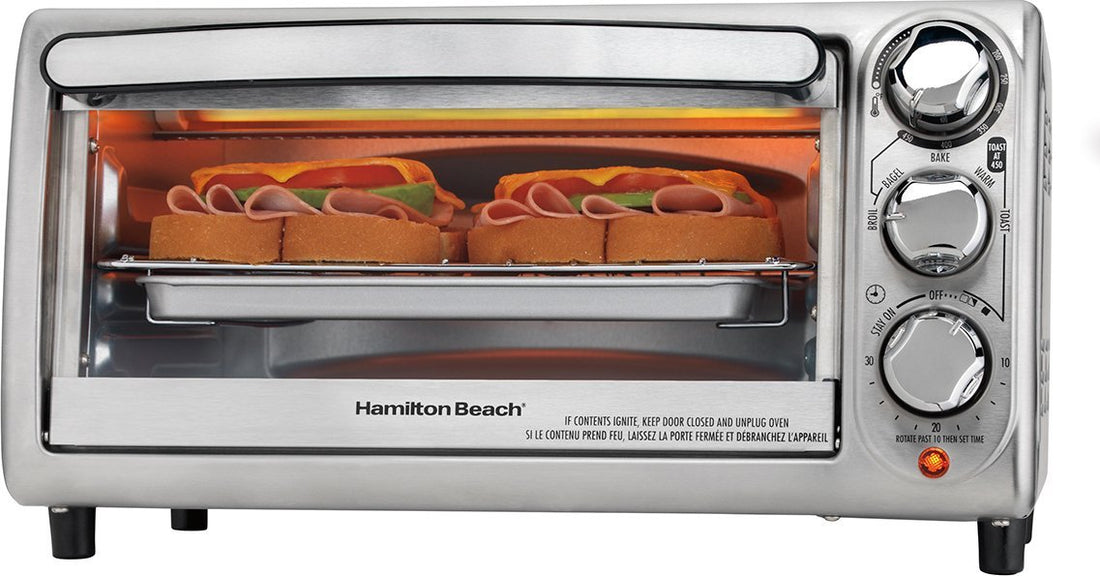 Hamilton Beach - 4 Slice Stainless Steel Toaster Oven - 31143