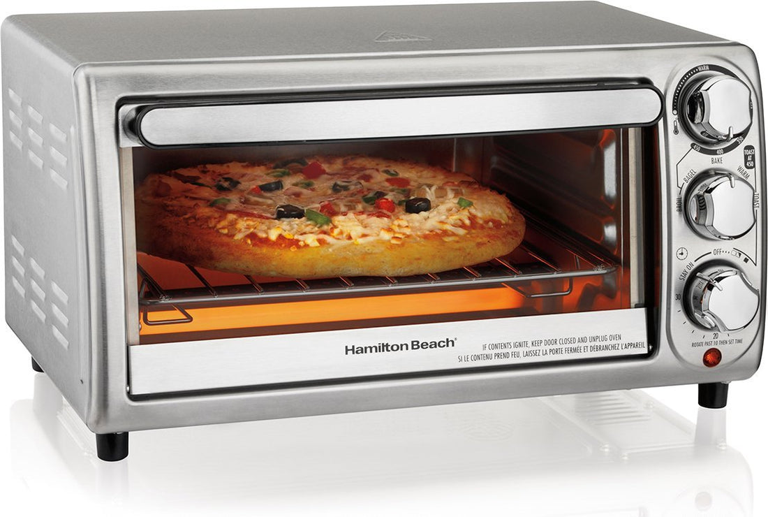 Hamilton Beach - 4 Slice Stainless Steel Toaster Oven - 31143