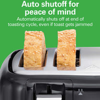 Hamilton Beach - 4 Slice Toaster with Extra Wide Slots - 24217G