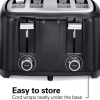 Hamilton Beach - 4 Slice Toaster with Extra Wide Slots - 24217G