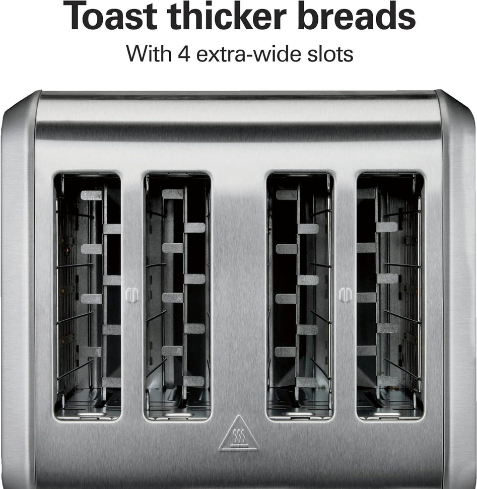 Hamilton Beach - 4 Slices Brushed Stainless Steel Toaster - 24910