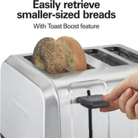 Hamilton Beach - 4 Slices Brushed Stainless Steel Toaster - 24910
