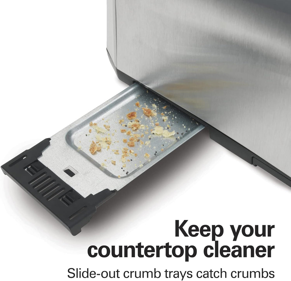 Hamilton Beach - 4 Slices Brushed Stainless Steel Toaster - 24910