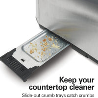 Hamilton Beach - 4 Slices Brushed Stainless Steel Toaster - 24910