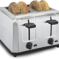 Hamilton Beach - 4 Slices Brushed Stainless Steel Toaster - 24910