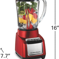 Hamilton Beach - 48 Oz Wave Action Blender Red - 53519FG