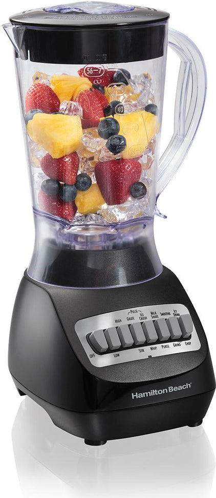Hamilton Beach - 56 Oz Black Smoothie Blender with Plastic Jar - 50190F