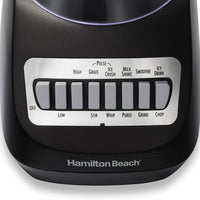 Hamilton Beach - 56 Oz Black Smoothie Blender with Plastic Jar - 50190F