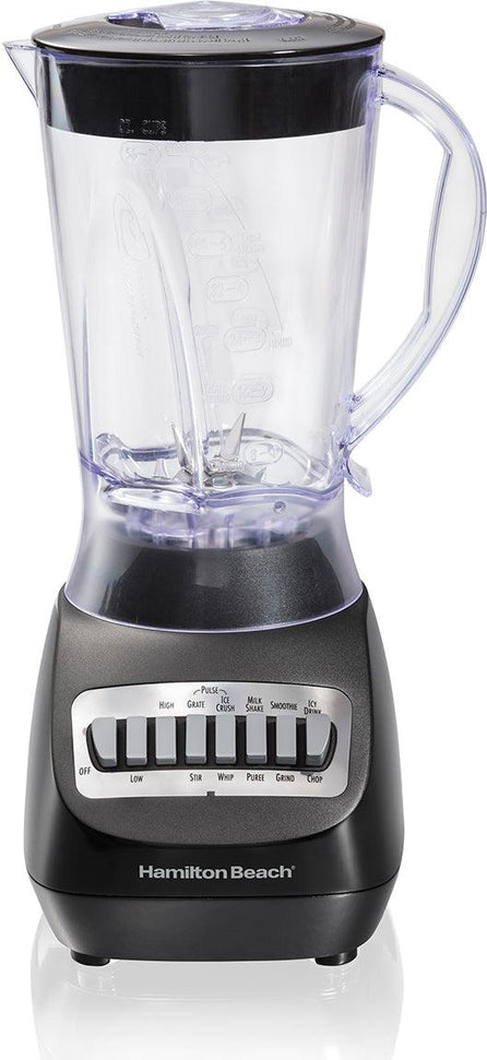 Hamilton Beach - 56 Oz Black Smoothie Blender with Plastic Jar - 50190F